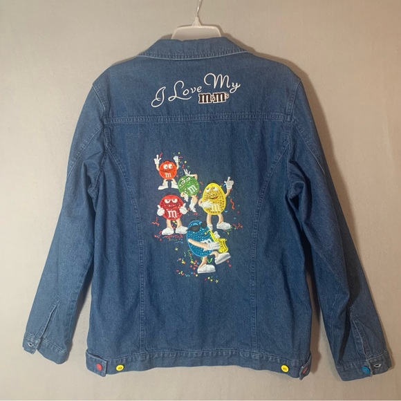 The Bradford Exchange Jackets & Blazers - The Bradford Exchange Blue Denim M&M's Shirt Size Large